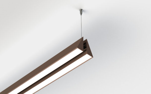 Flik sospensione biemissione a luce bianca diretta e indiretta