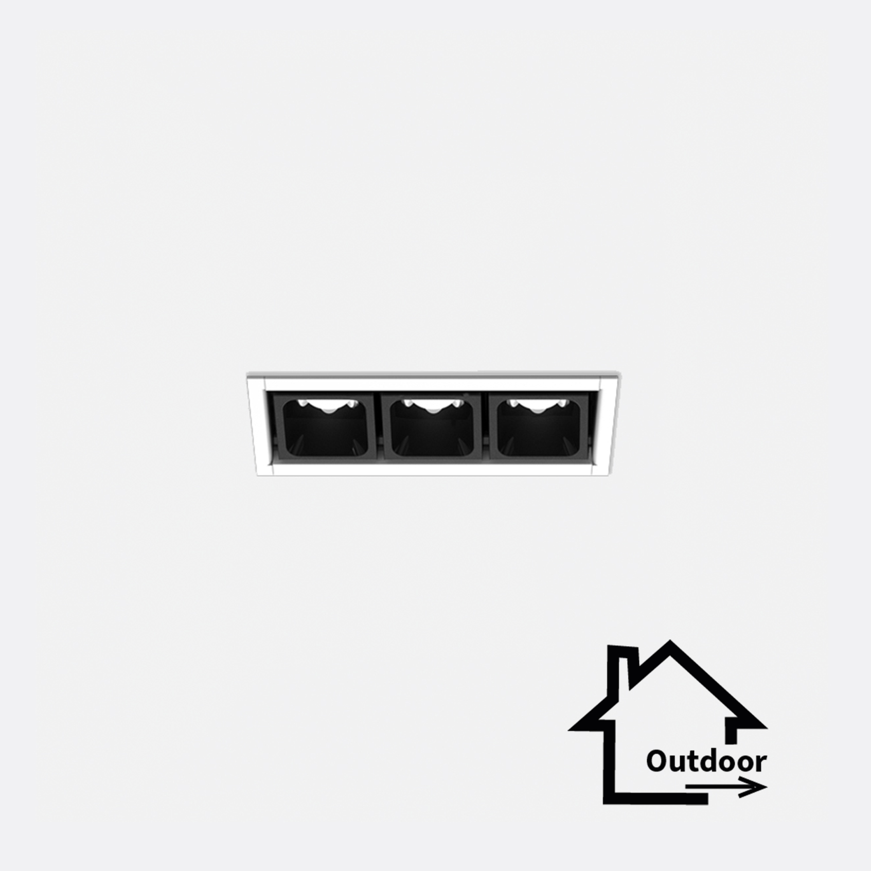 Leva 3 Outdoor Recessed - kit